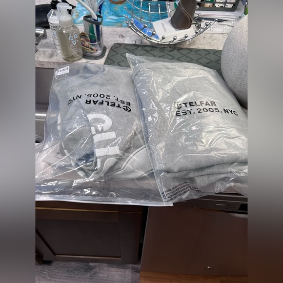 NWT Telfar Cropped Seat Shirt and Matching Long Sweat Skirt - Picture 14 of 17